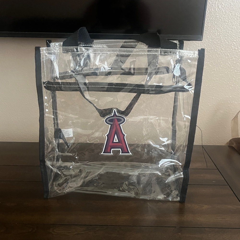 Angels Baseball Clear Tote Bag, MLB, Stadium Approved